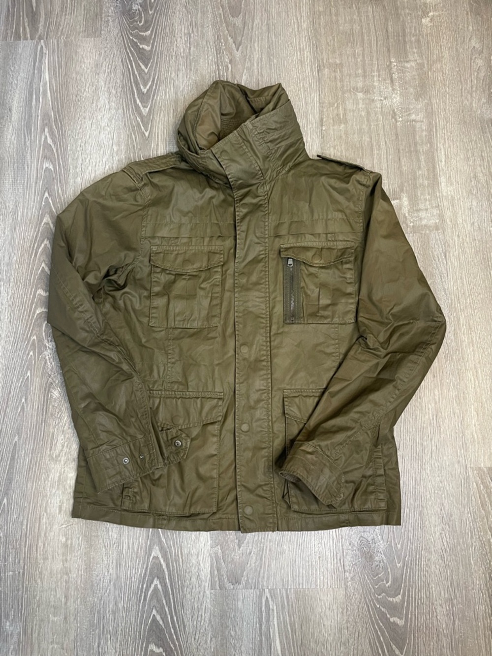 H&M Olive Green Military Field Jacket